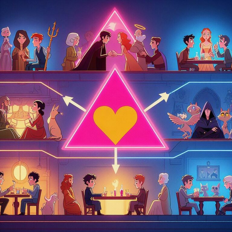 🔍 Анализ любовных треугольников в популярных сериалах: за что мы их любим